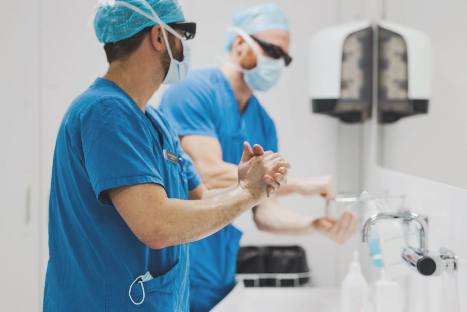 The highest standards of hygiene and infection control