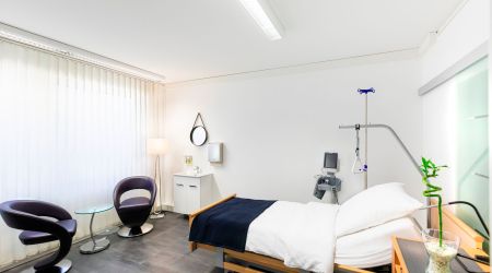 One of the lovely patient rooms  